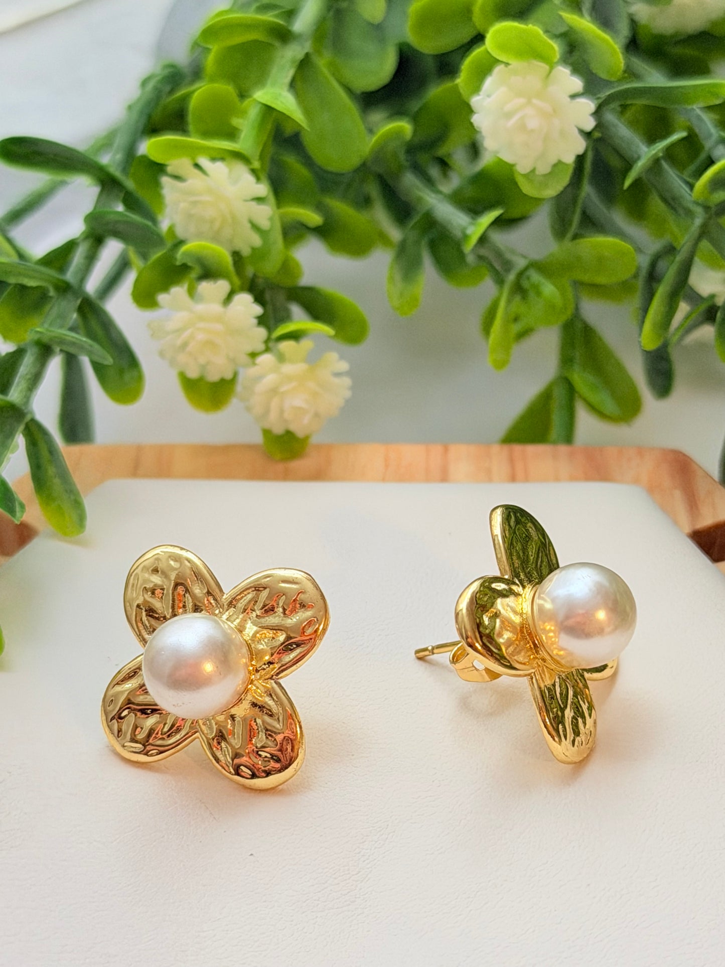 Flor de 4 y perla