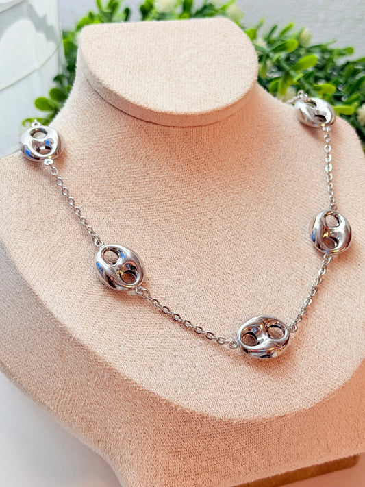 Choker Gucci plata