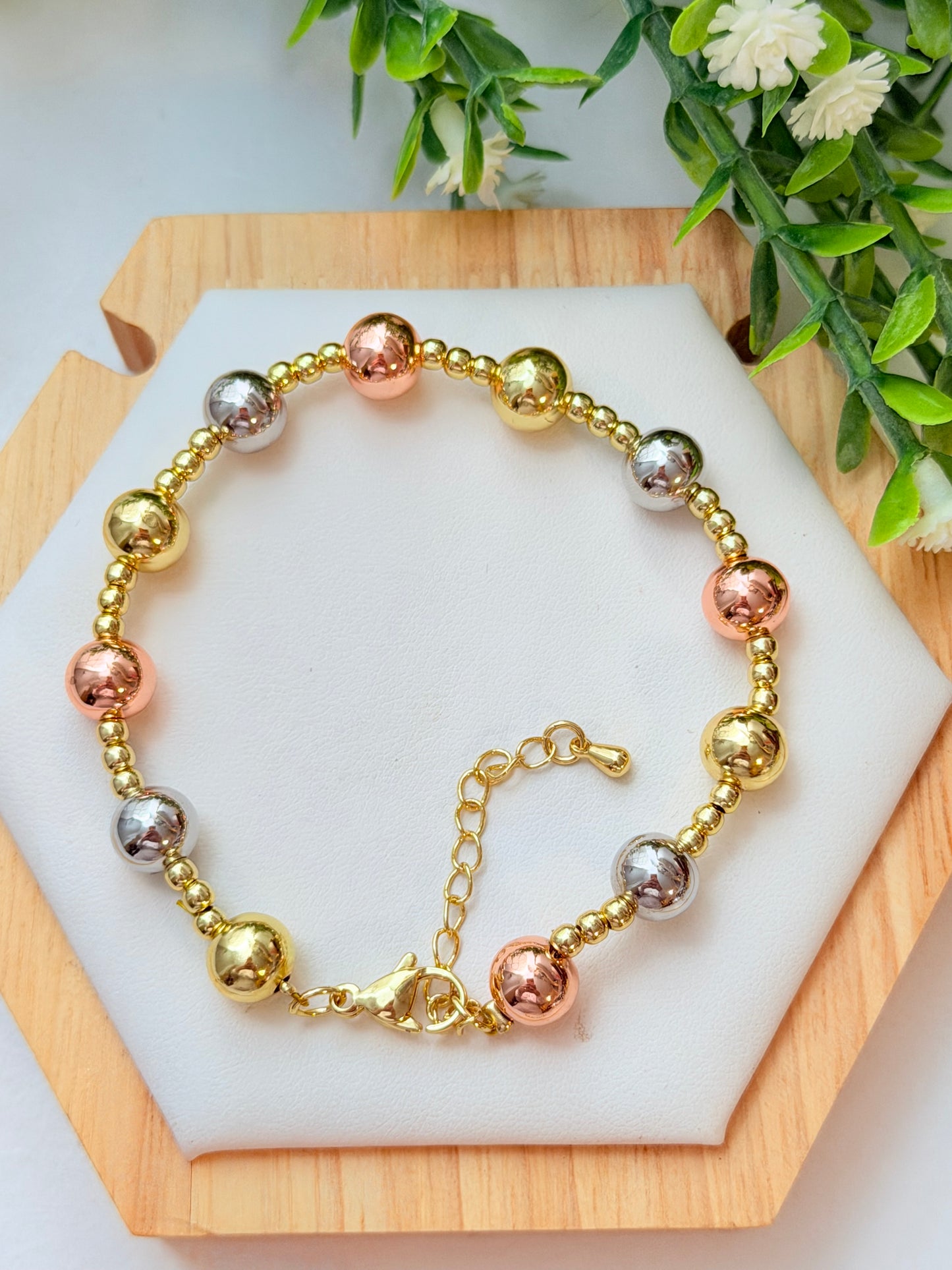 Pulsera de bolitas 8mm