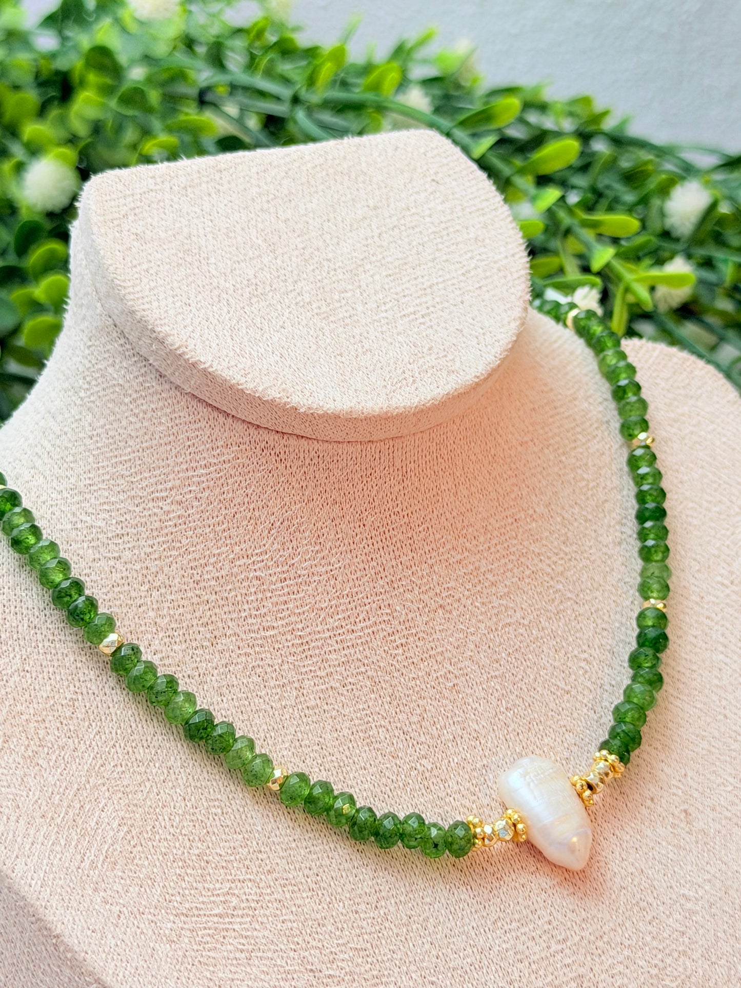 Perla jade verde