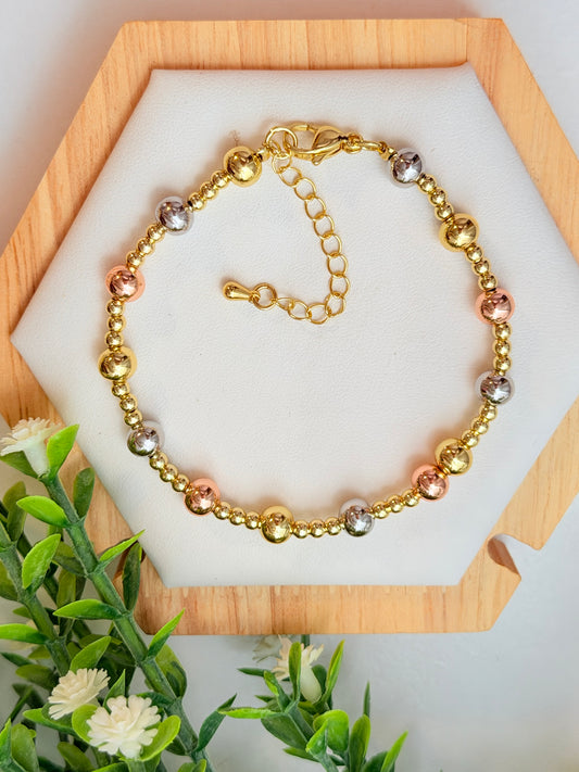 Pulsera de bolitas 6mm