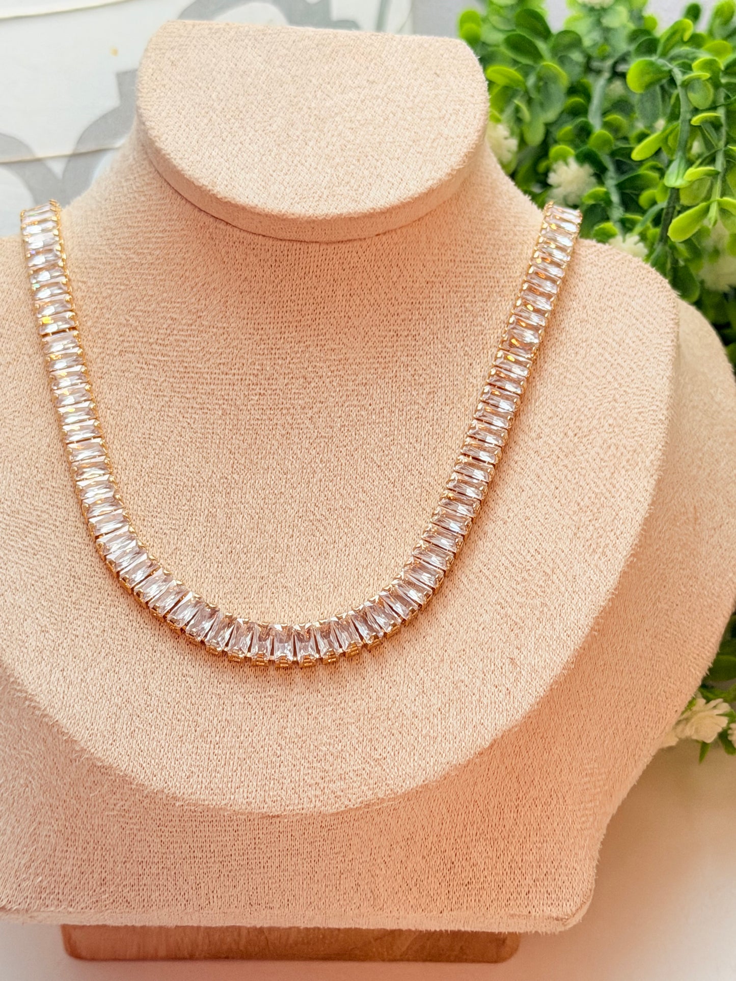 Collar de zirconia clear