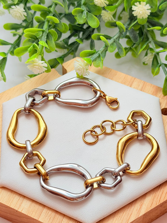 Pulsera tonos ovalada