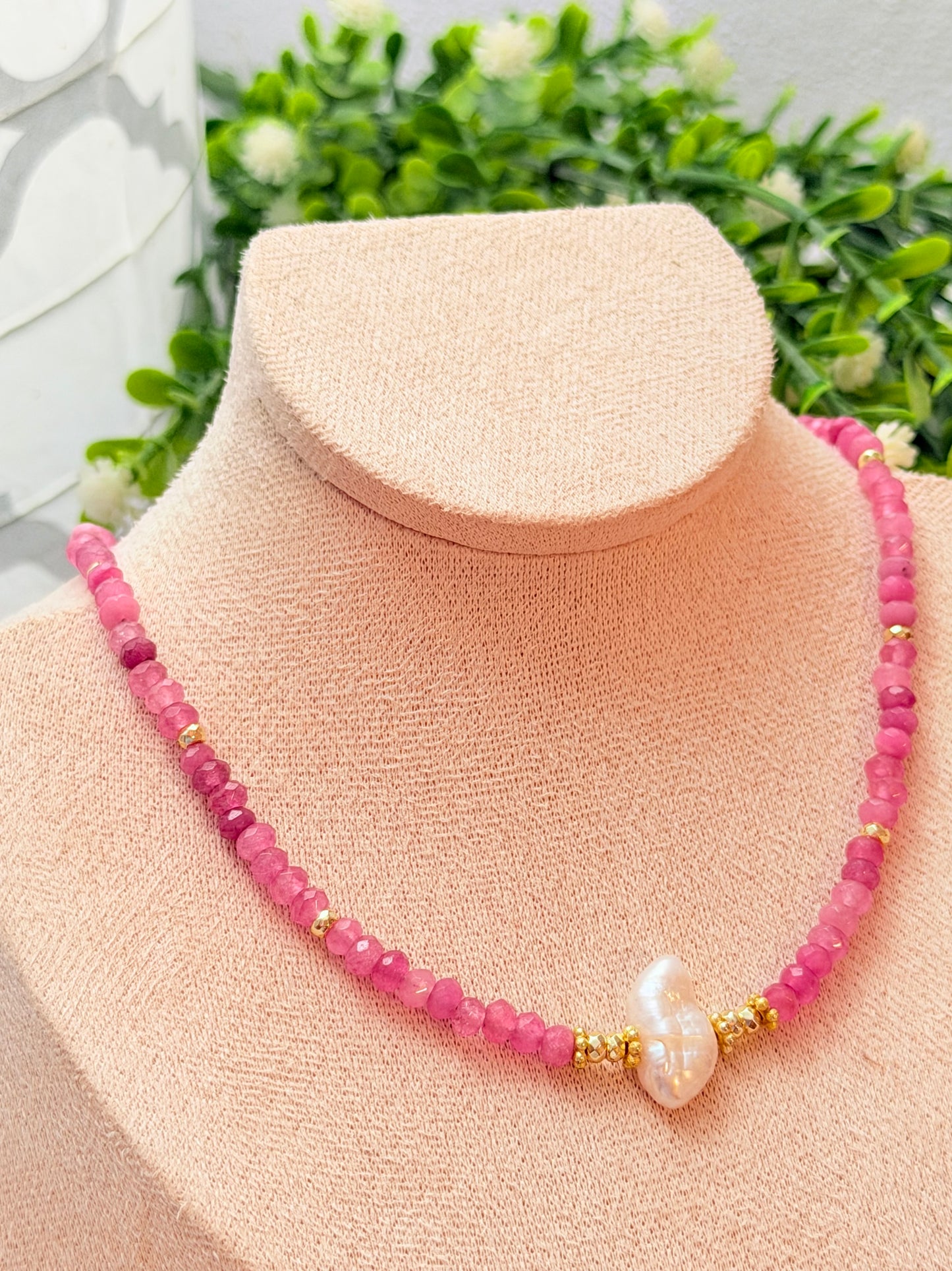 Perla jade magenta