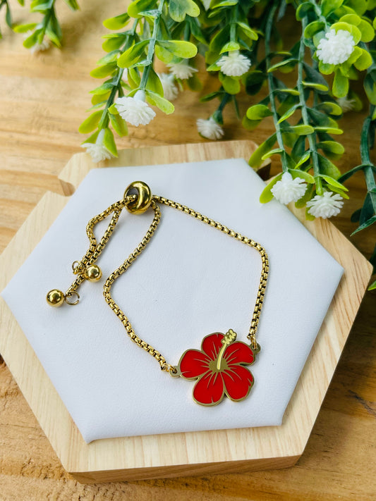Amapola bracelet red