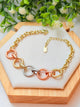 Pulsera de tres eslabones