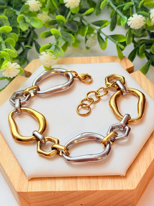 Pulsera tonos ovalada