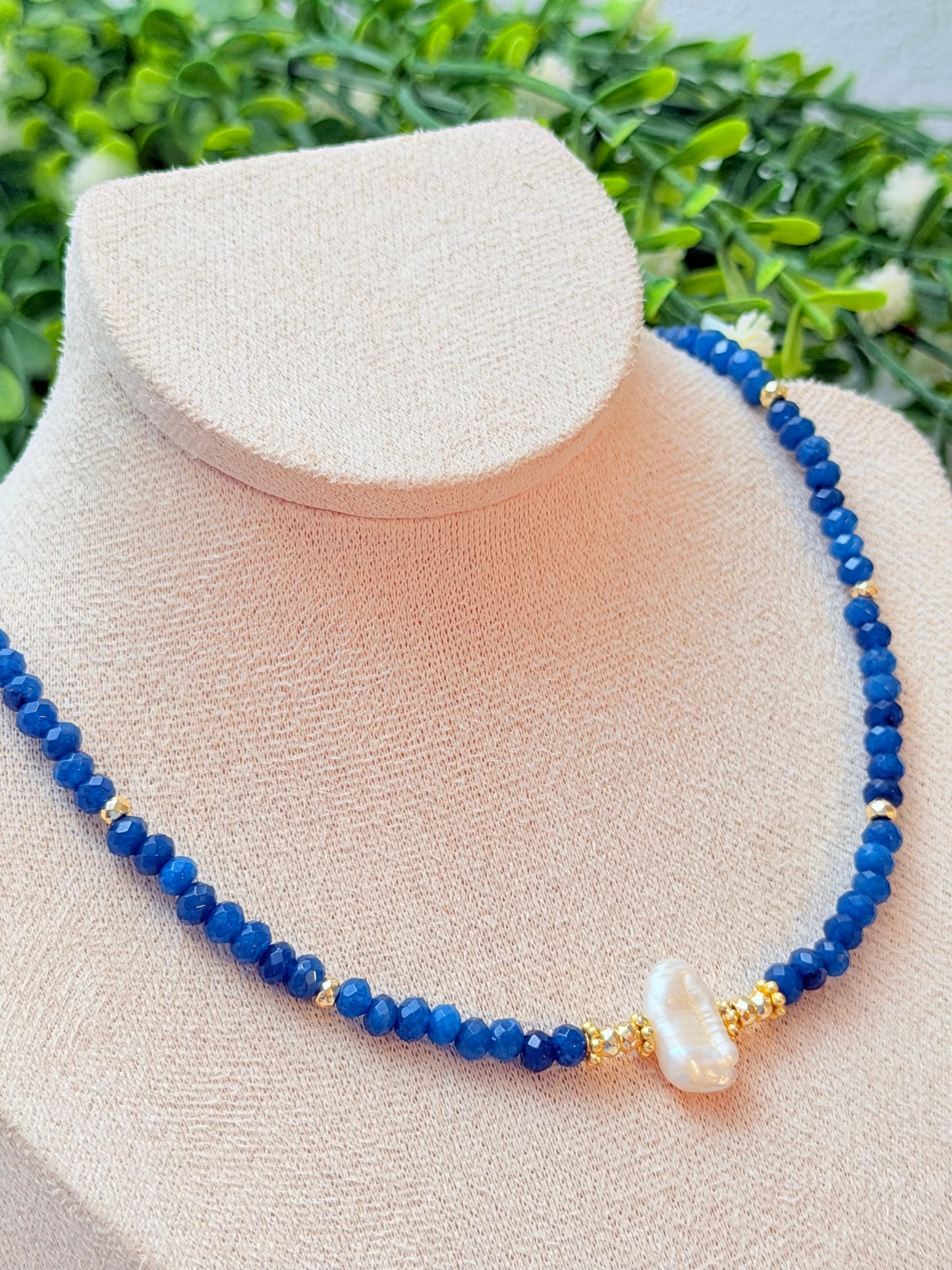 Perla jade azul royal
