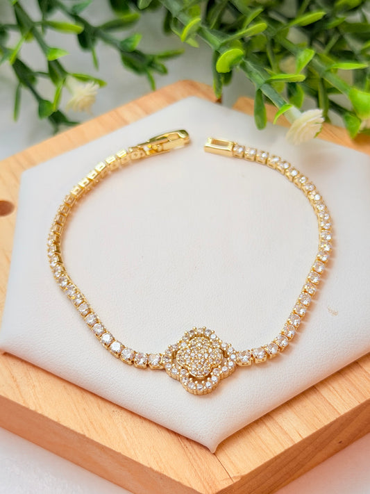 Pulsera claff completa de zirconia