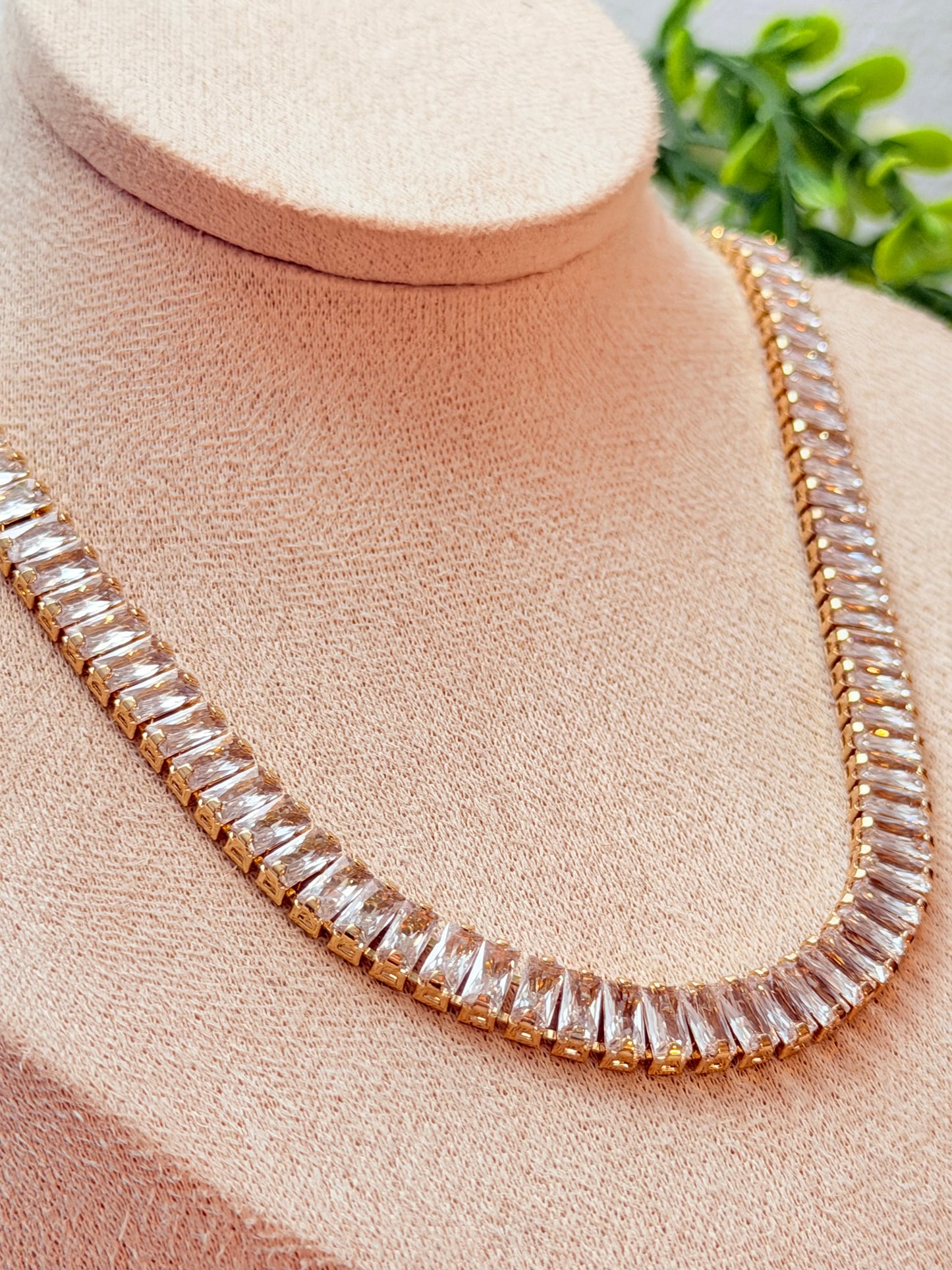 Collar de zirconia clear