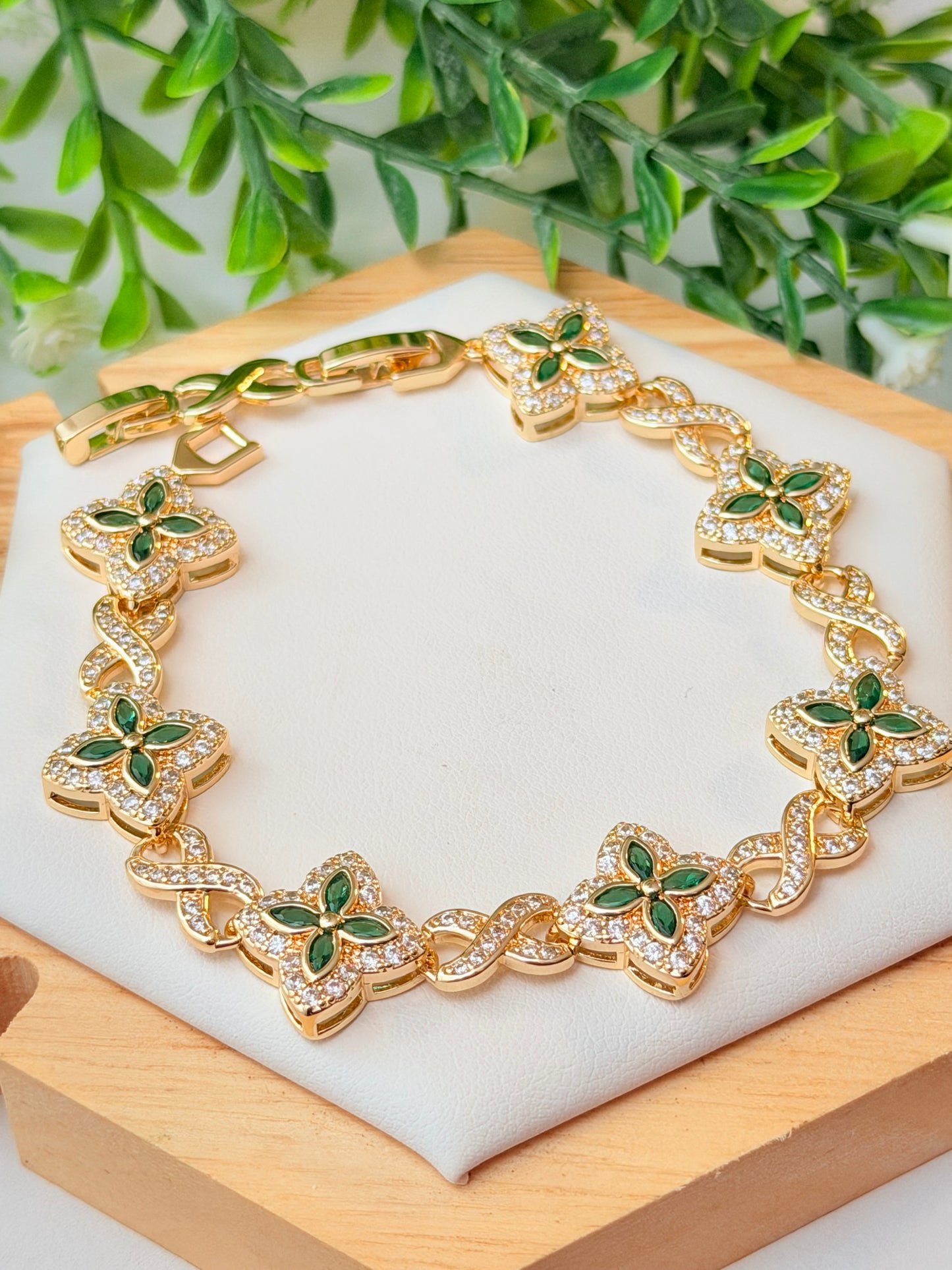Pulsera claff plus verde