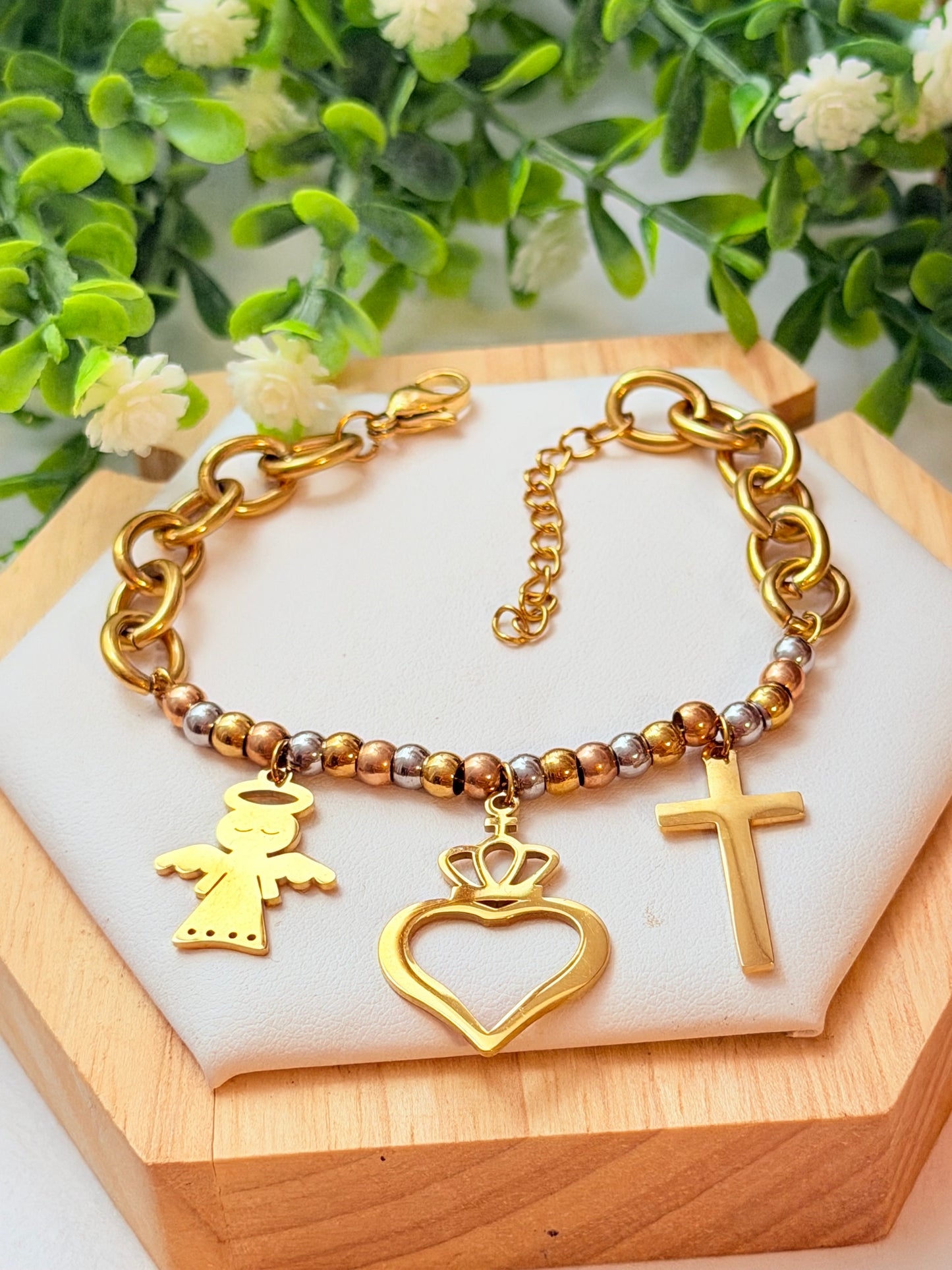 Pulsera tres tonos