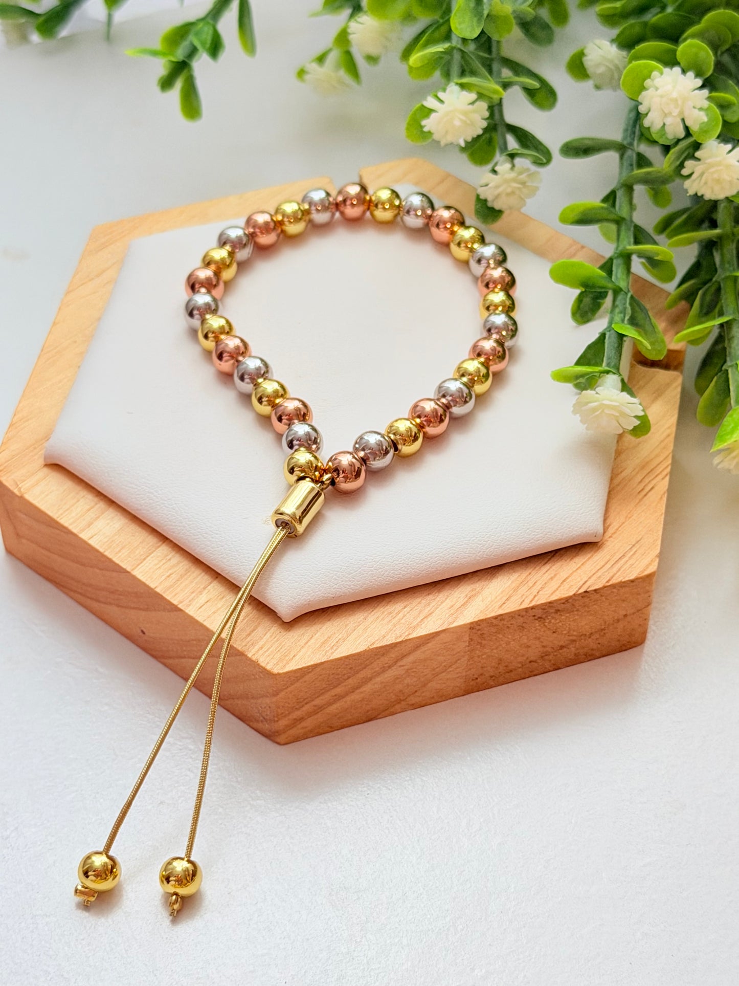 Pulsera 6mm ajustable