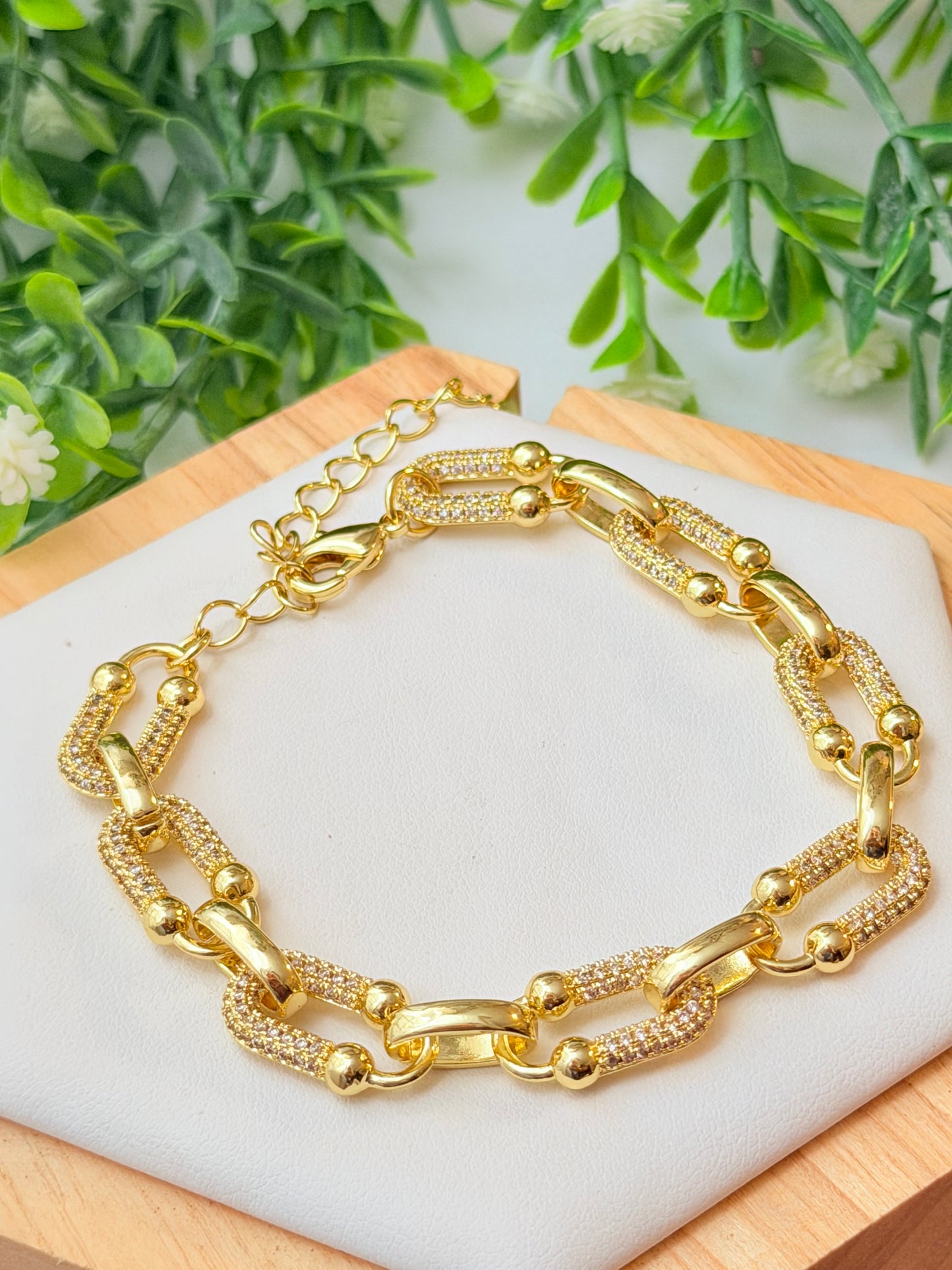 Pulsera tyffani zirconias