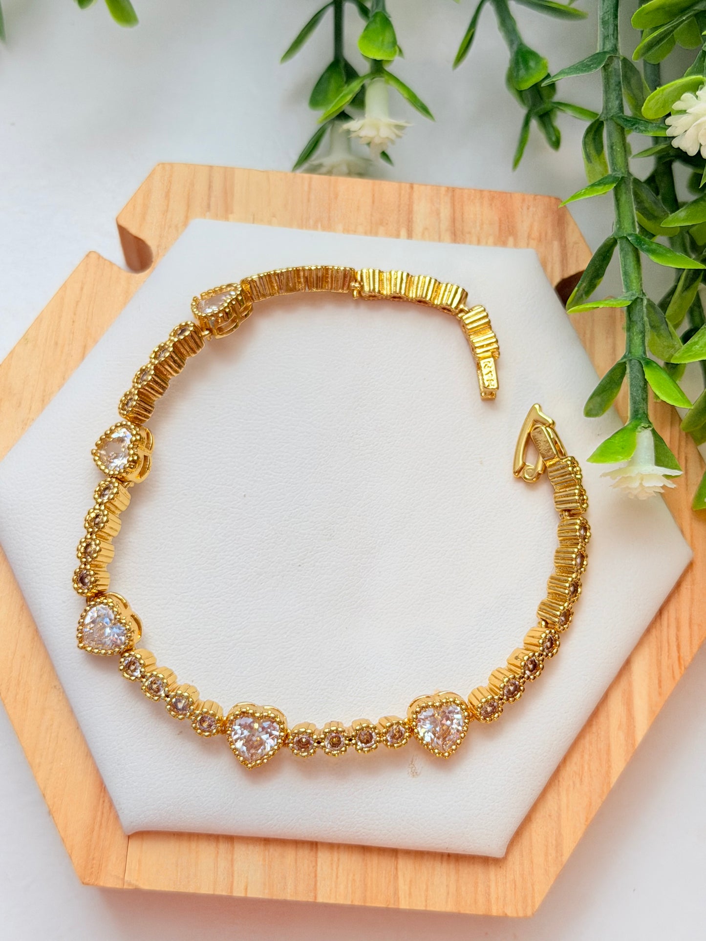 Pulsera zirconias clear