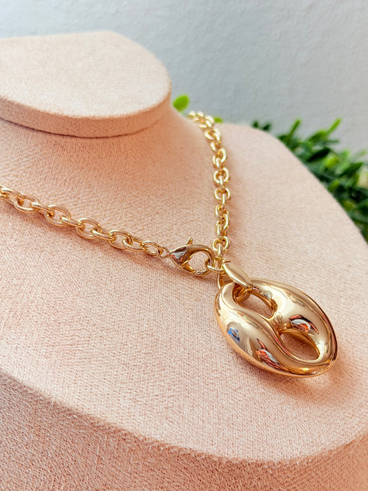 Collar con eslabón Gucci