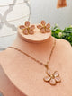 Set flor blanco