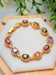 Pulsera multicolor ovalada