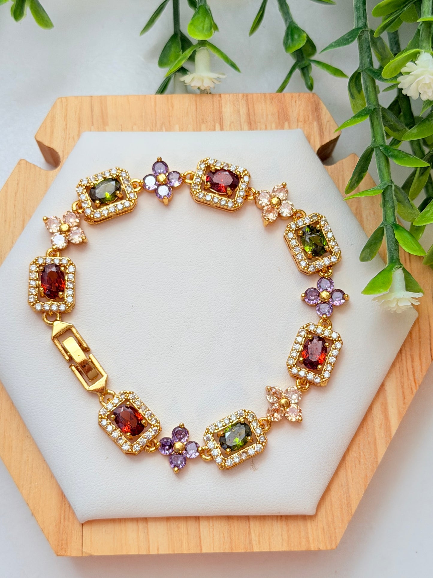 Pulsera cubo multicolor