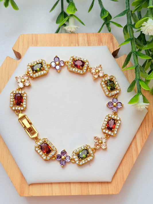 Pulsera cubo multicolor