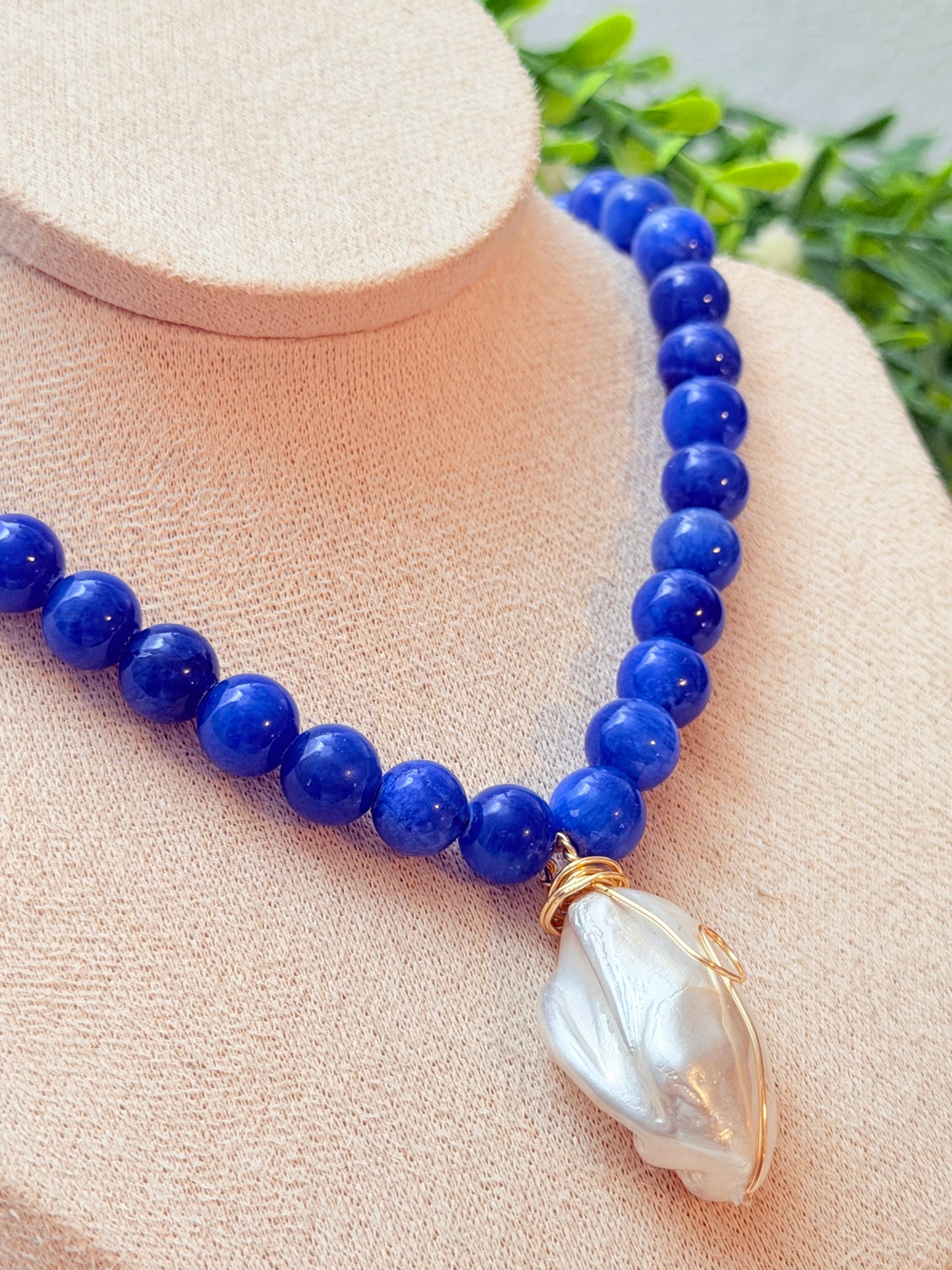 Jade ajustable azul royal