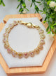 Pulsera corazón multicolor pastel