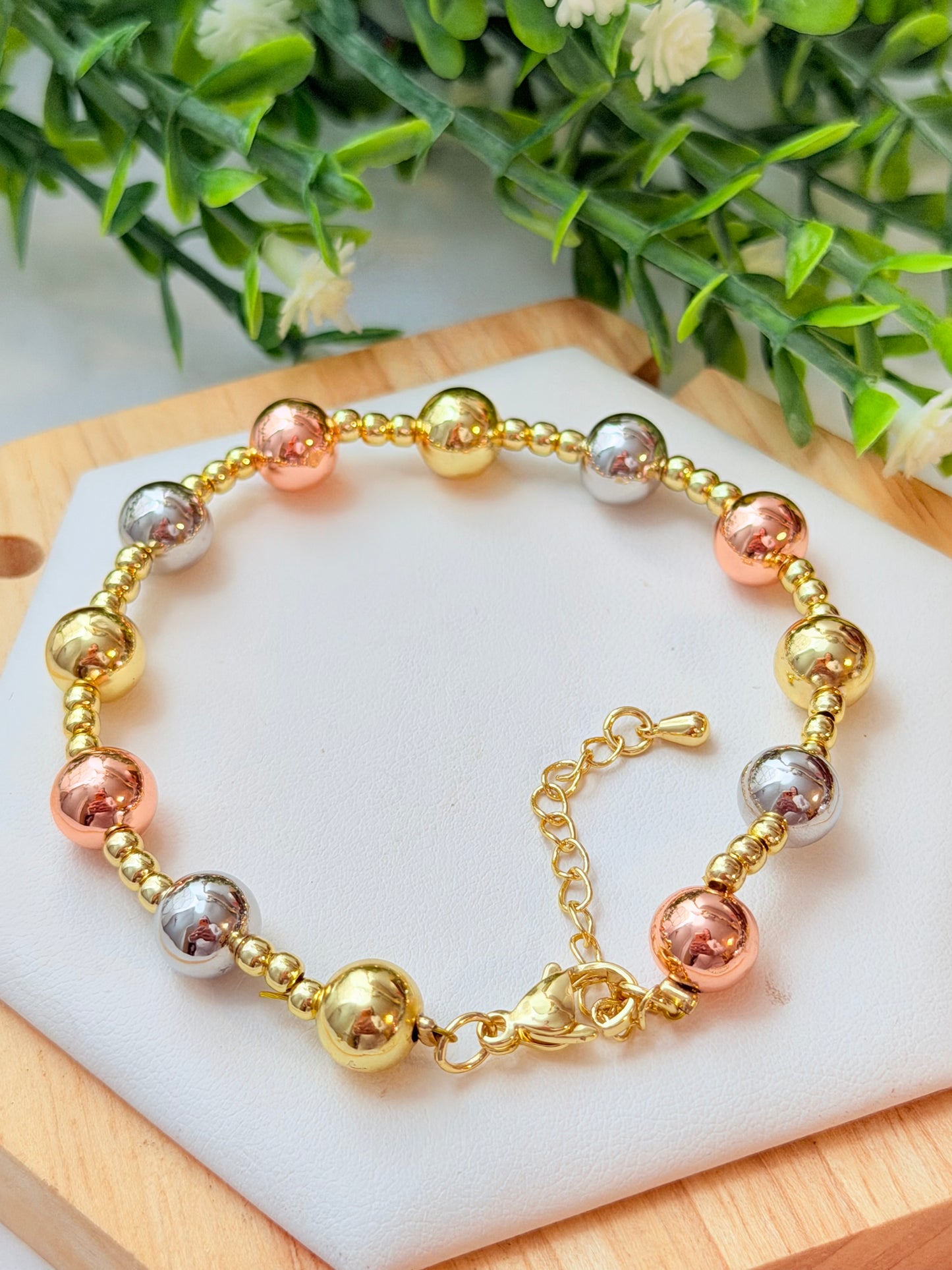 Pulsera de bolitas 8mm