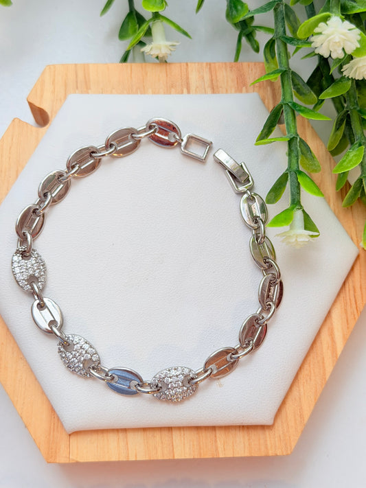 Pulsera Gucci plata