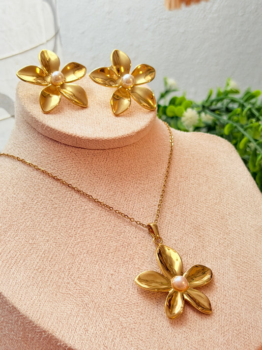 Set de flor perla