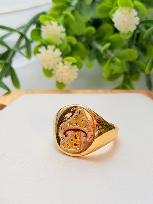 Sortija hongo amarillo