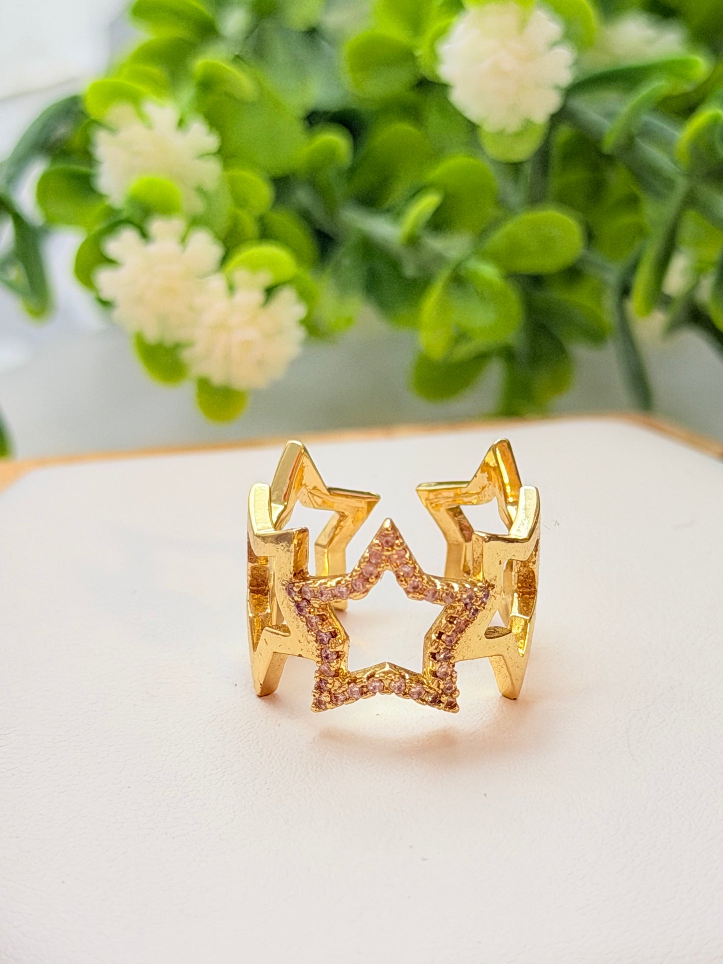 Sortija de estrellas grande